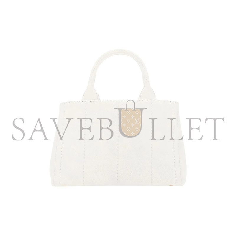 Pra*a denim white denim hand bag shoulder bag 1bg439 (28*20*15cm)